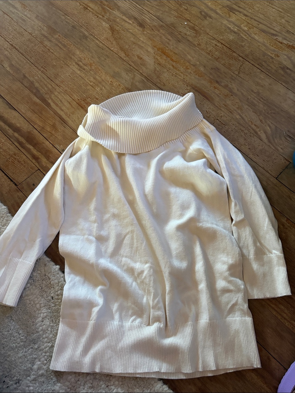 Banana Republic Cream Turtleneck Sweater